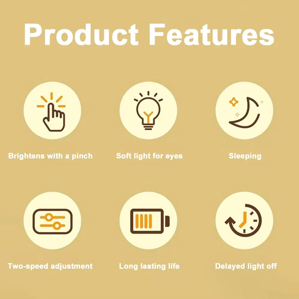 Cute Capybara Night Light | Soft Silicone | USB Rechargeable | Multiple Glow Accents